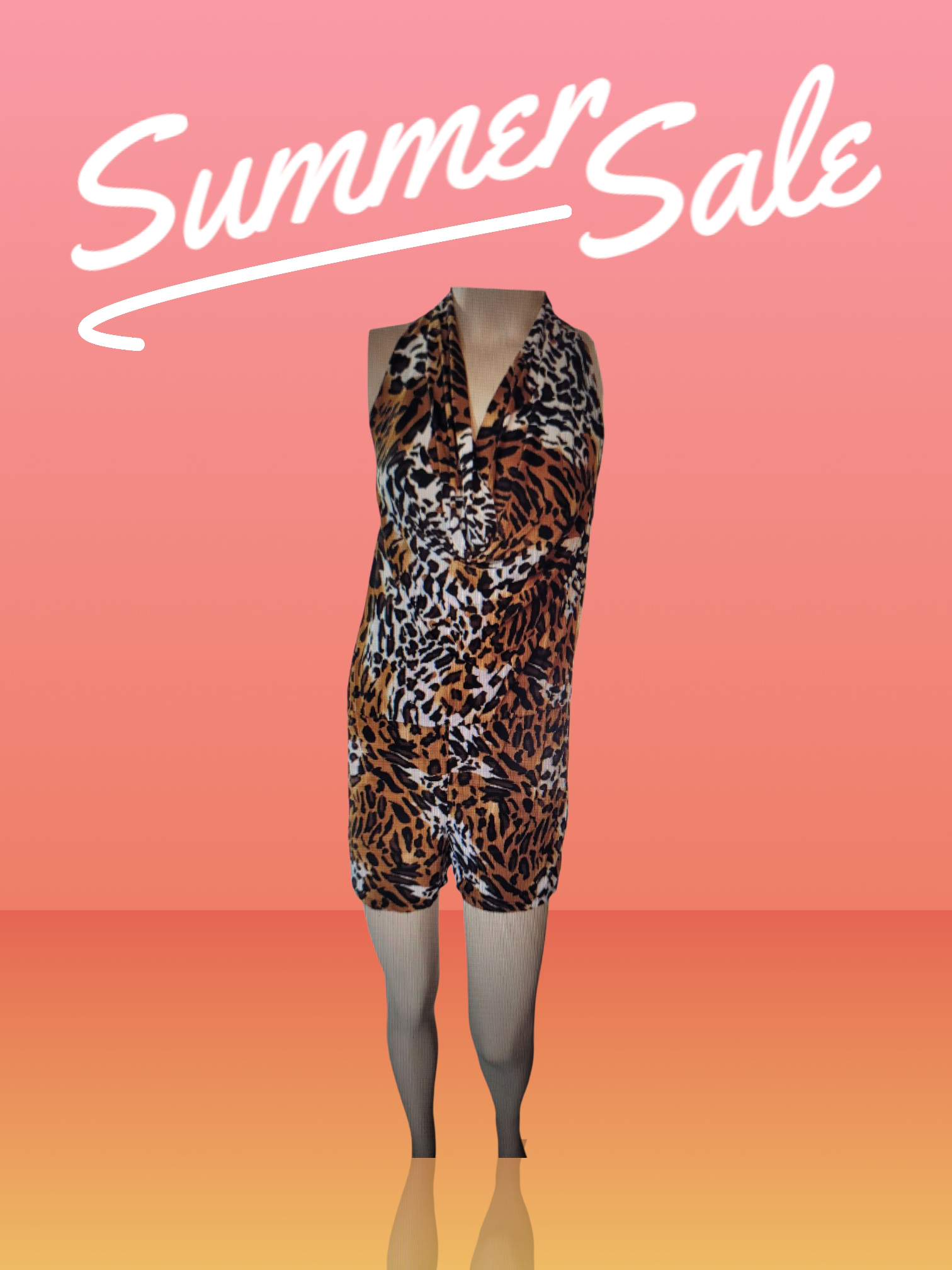 Leopard print dress - Summer sale