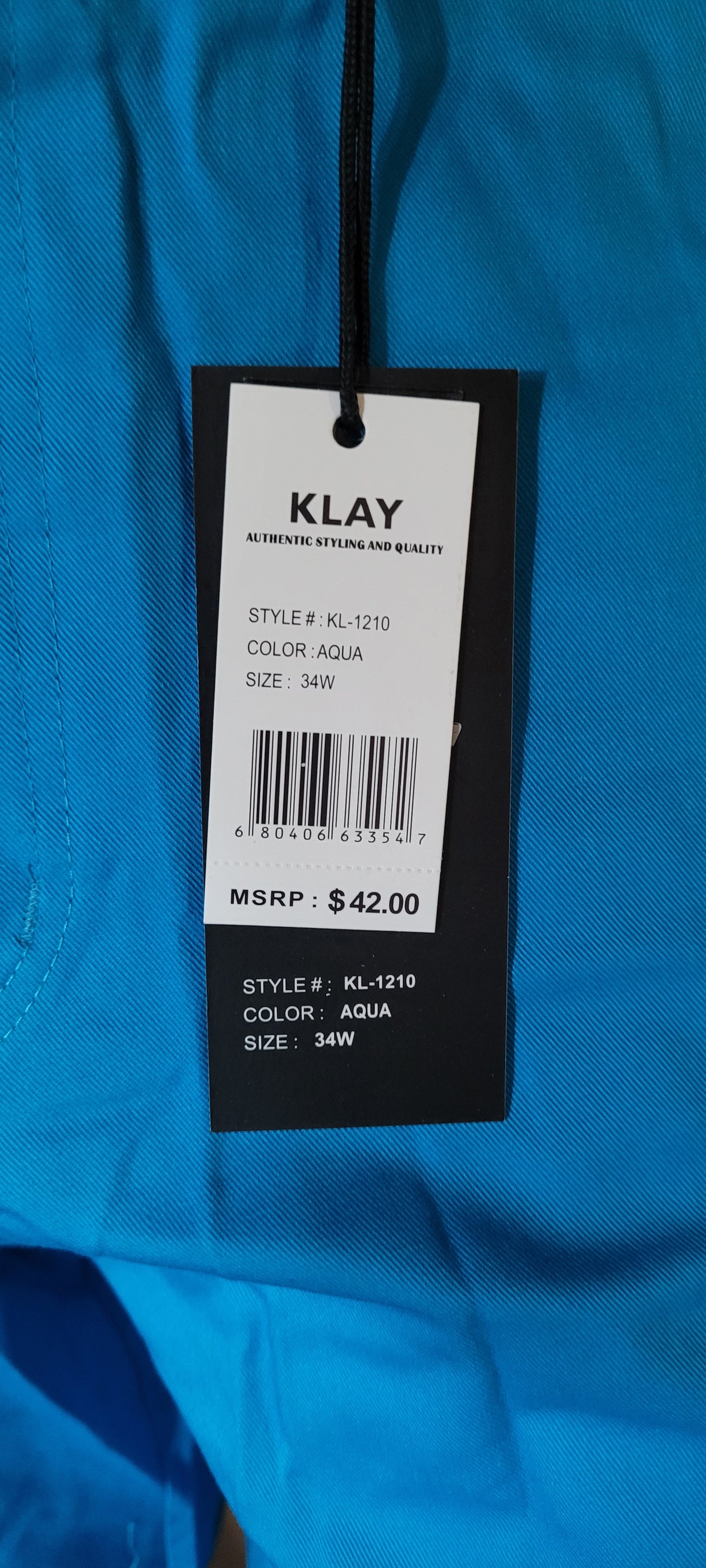 KLAY Men's Cargo Shorts  side pockets Size 32 34 38 40 42 44