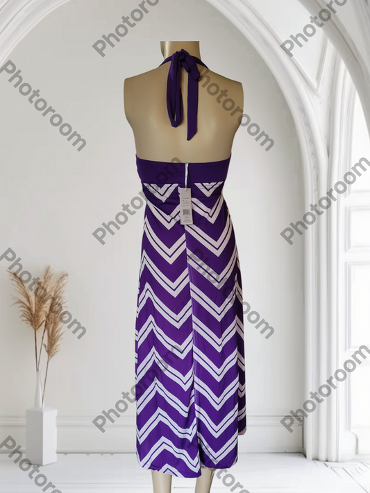 5th & love -Pleated V-Neck Gown