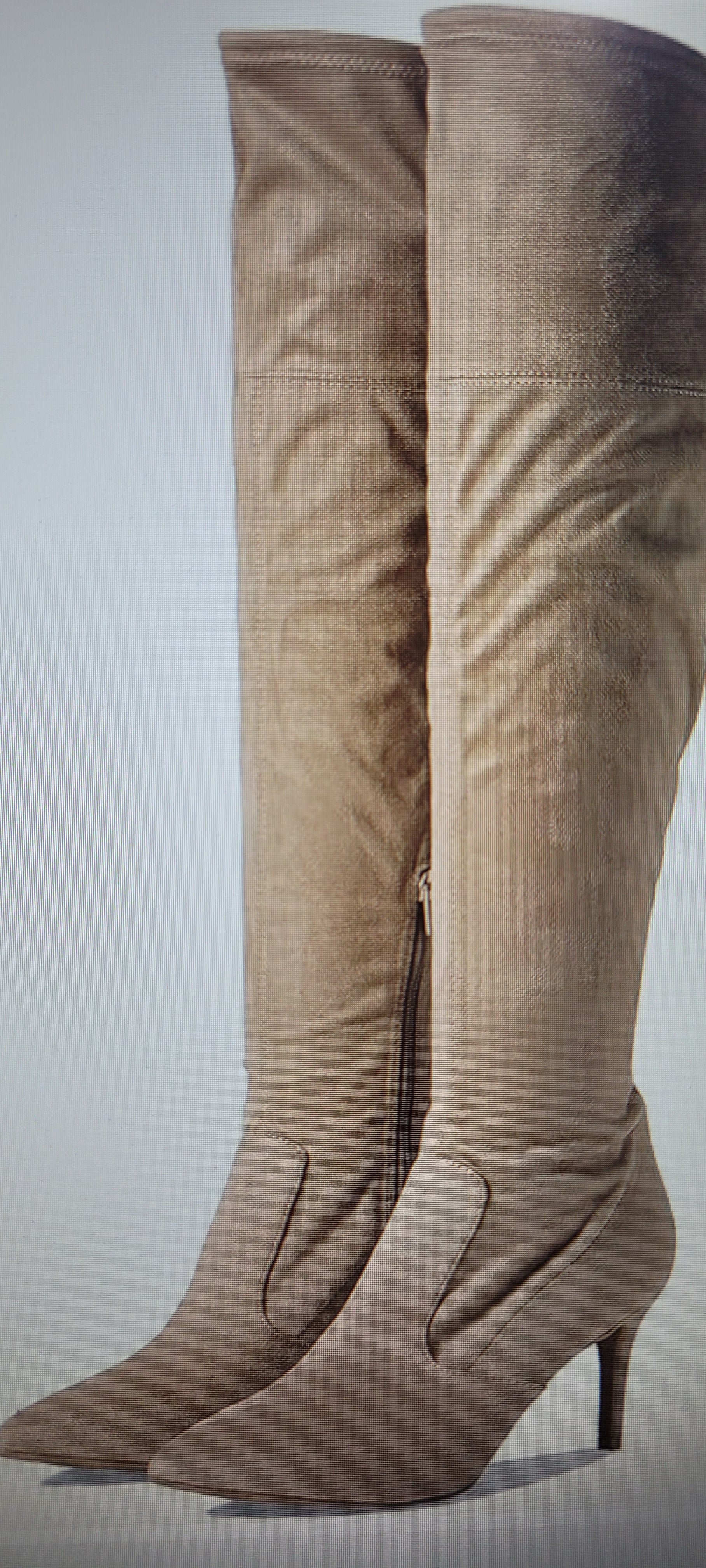 Brown fabric on a white background