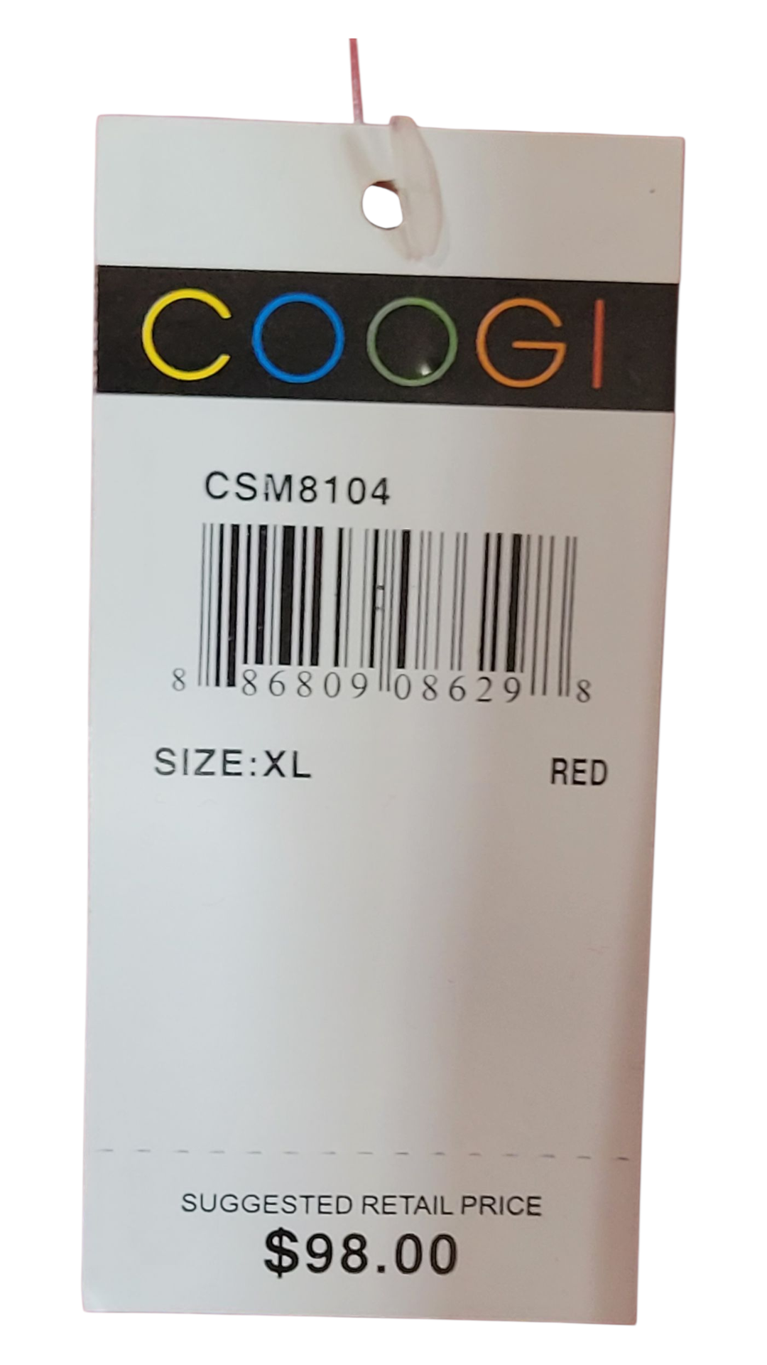 COOGI Men's Hoodies - front open side pockets Size L